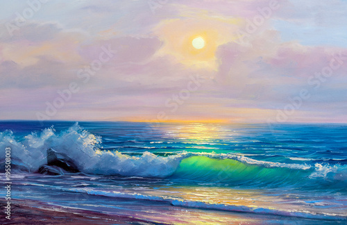 painting seascape