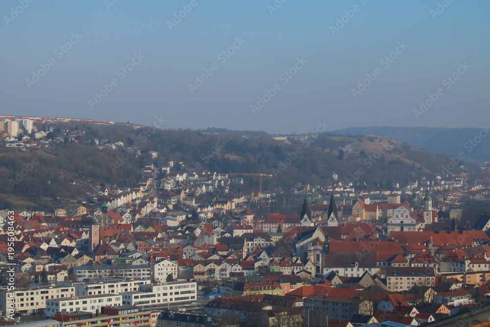 Panoramablick auf die Stadt Eichstätt im Altmühltal