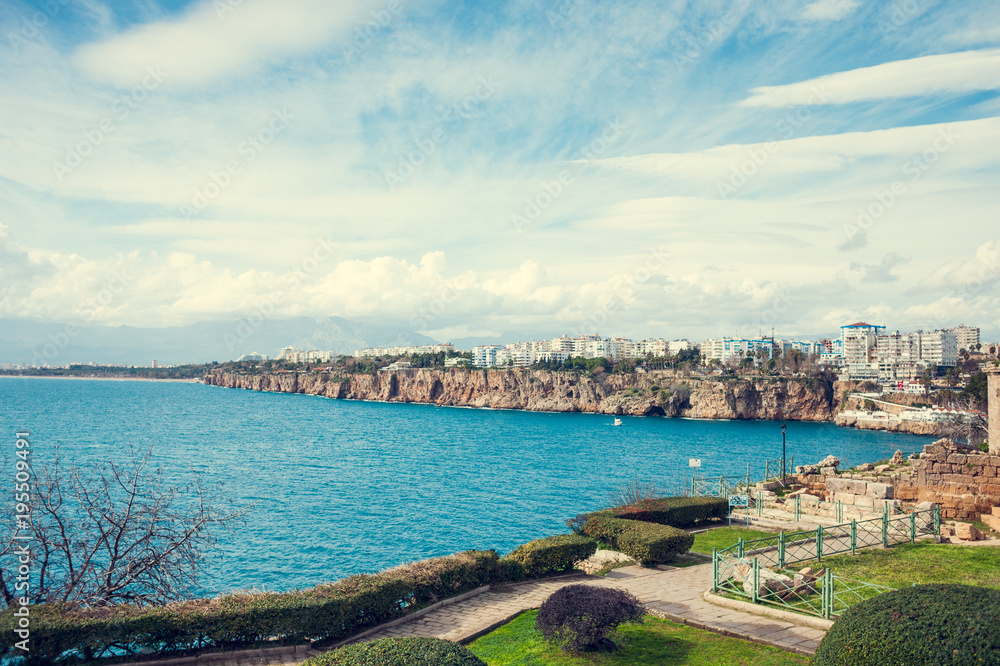Sea coast of Antalya.