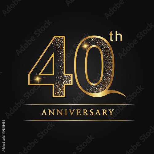 anniversary,aniversary, forty years anniversary celebration logotype. 40th anniversary logo, 40th years, 40