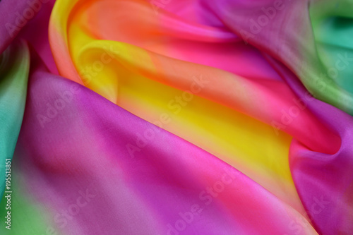 Texture of natural silk fab...