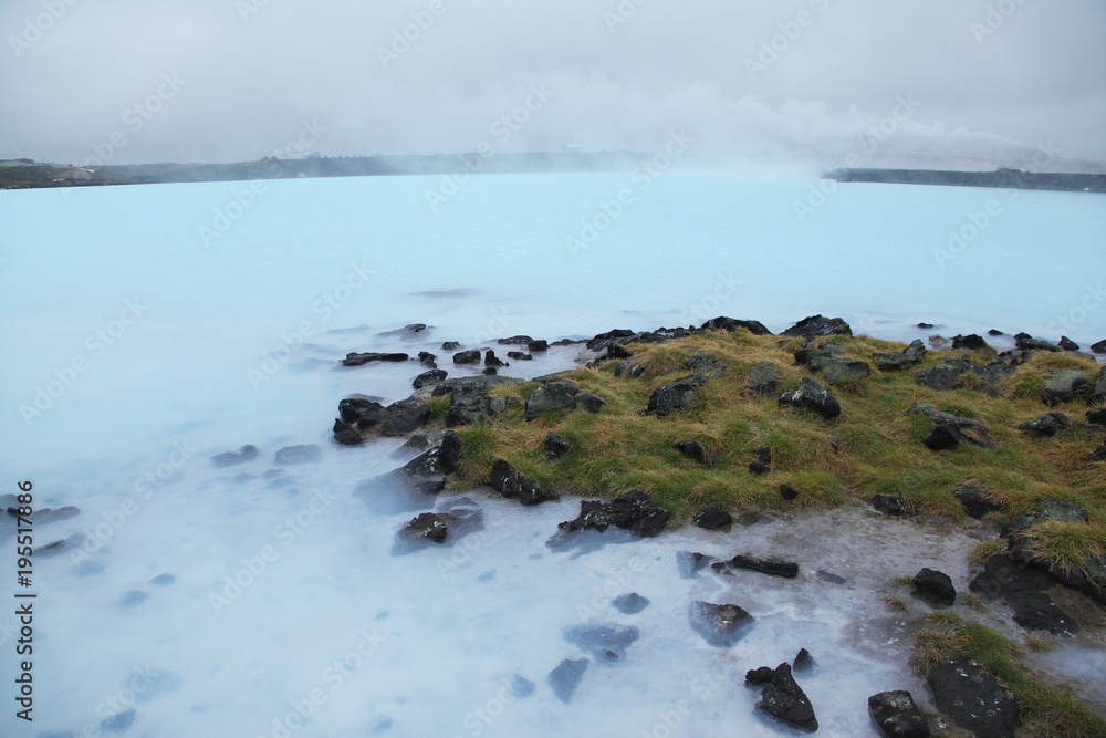 Blue lake near Blue Lagoon Blue lake near Blue Lagoon