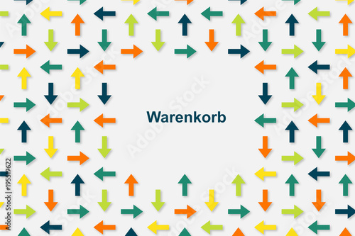 Wallpaper Pfeile - Warenkorb