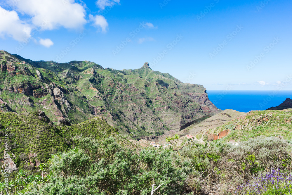 Anaga massif in Tenerife, Canary Islands, Spain.