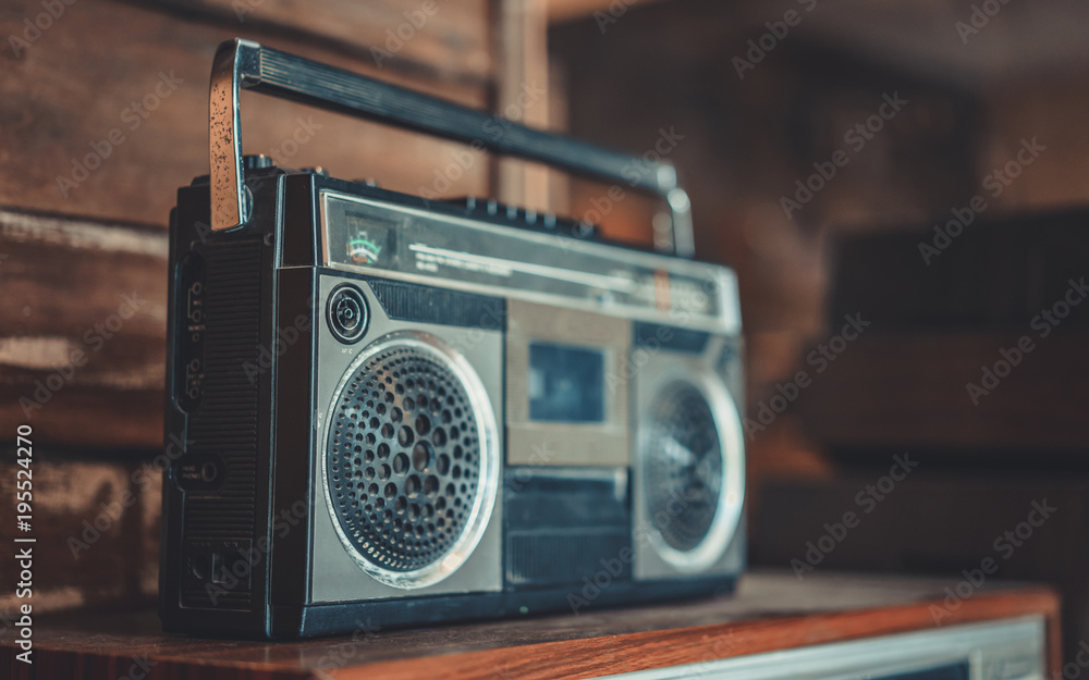 Fototapeta premium Vintage Radio Broadcasting