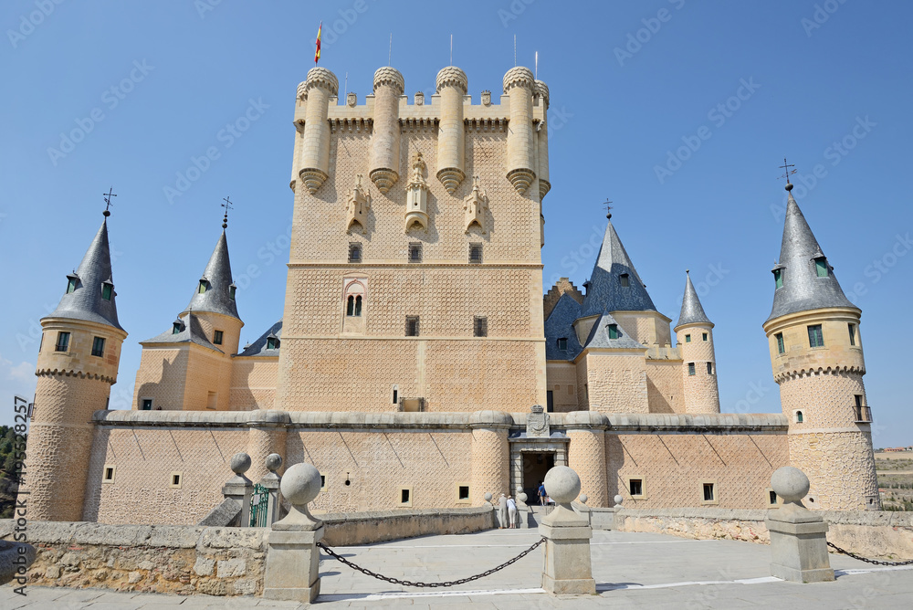 Alcázar fortress in Segovia, Spain