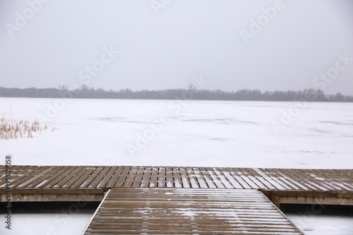 Wallpaper Mural During the winter season, the lakes are frozen. Torontodigital.ca