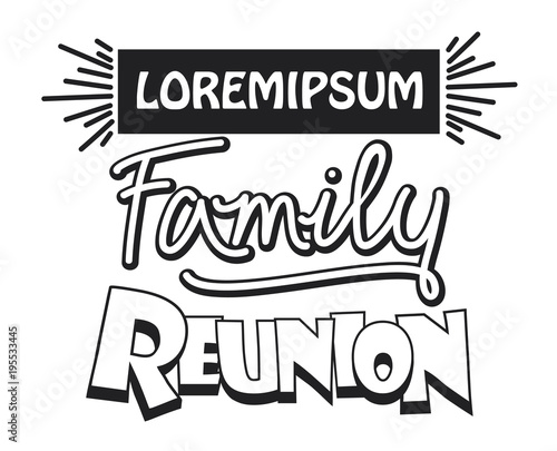 Family Reunion design template