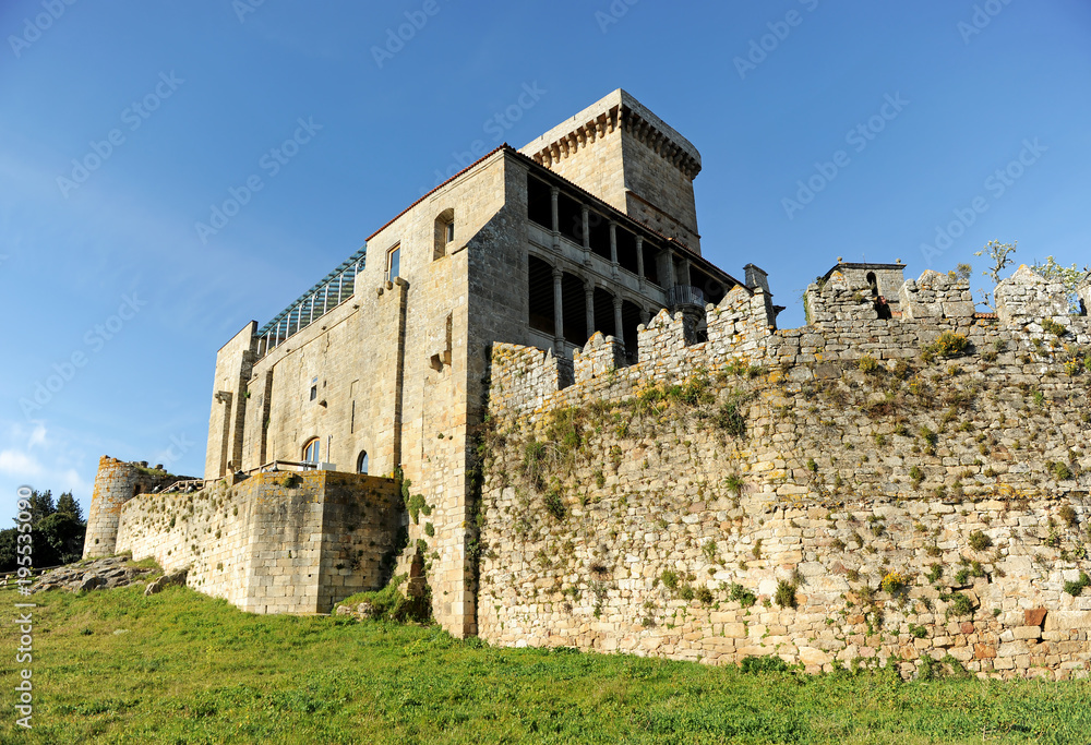 Monterrey Castle in Verin, province of Orense, Galicia, Spain