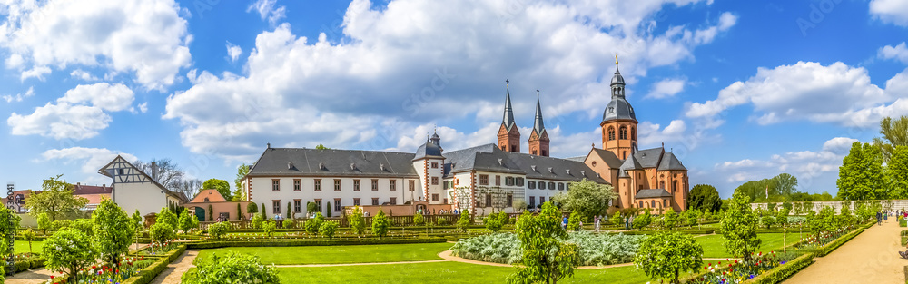 Kloster Seligenstadt  - obrazy, fototapety, plakaty 