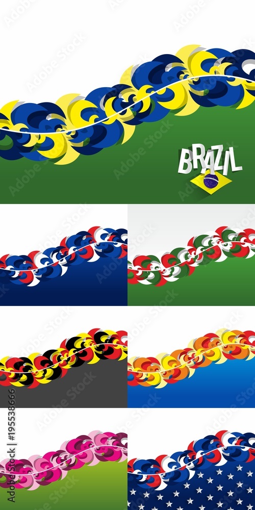 Obraz premium Creative Abstract colorful Background vector illustration