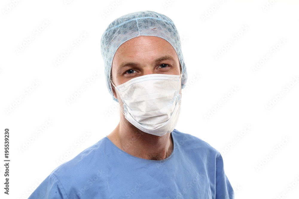 Caucasian healthcare man Caucasian healthcare man