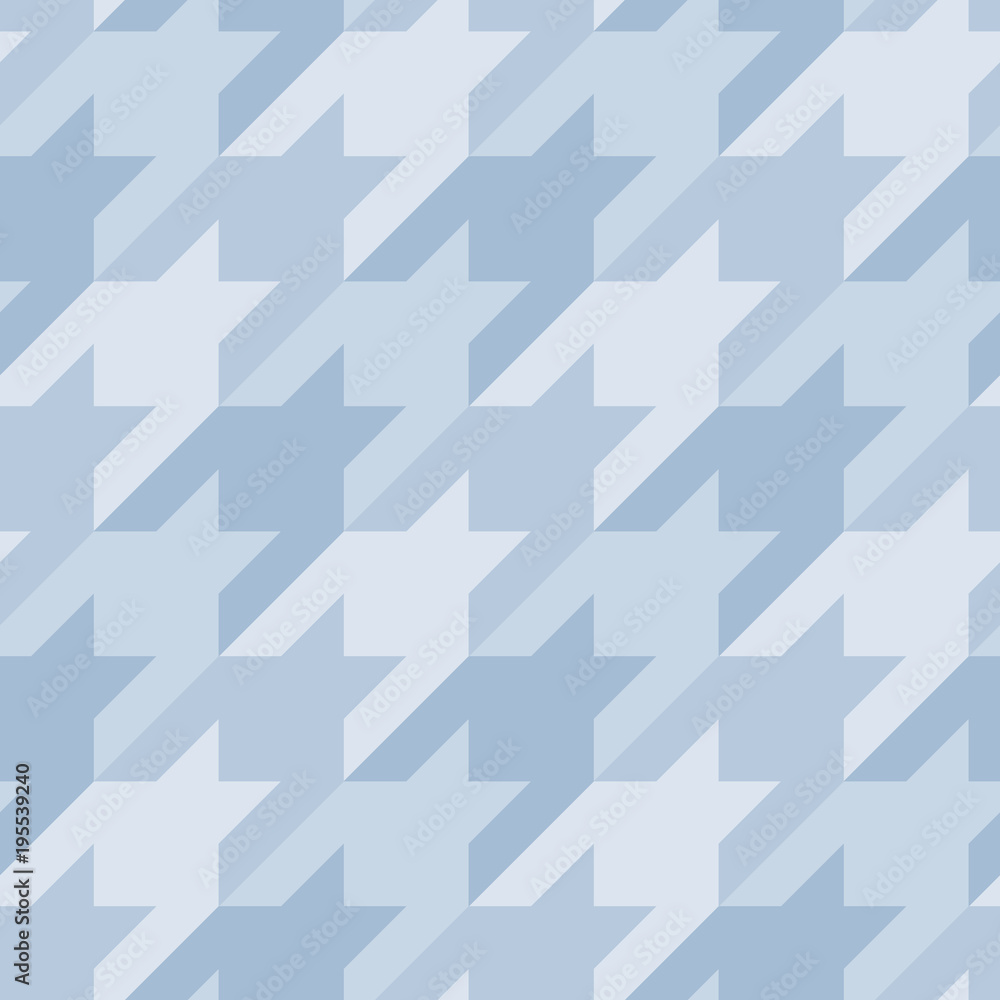 Seamless surface pattern with houndstooth ornament. Classic fashion fabric print. Checked geometric background. Seamless surface pattern with houndstooth ornament. Classic fashion fabric print. Checked geometric background.