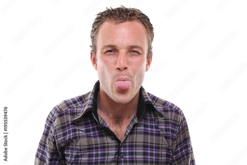 Caucasian man Caucasian man