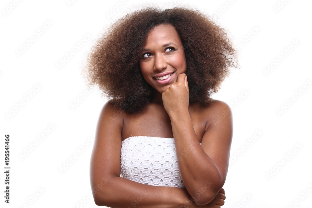 Afro woman Afro woman