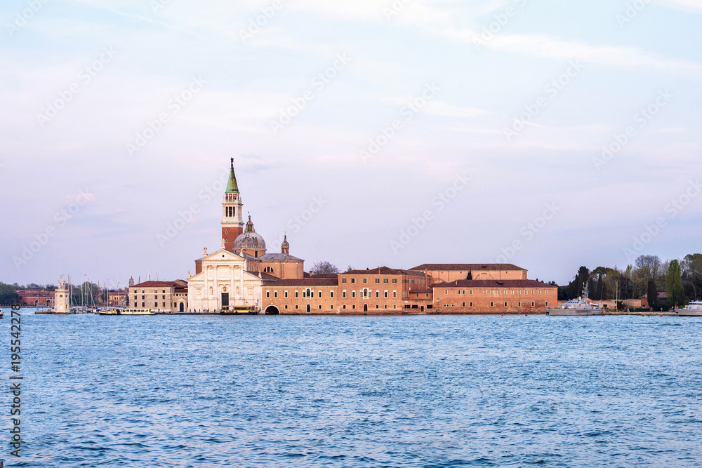 Sunset view to San Giorgio Maggiore church