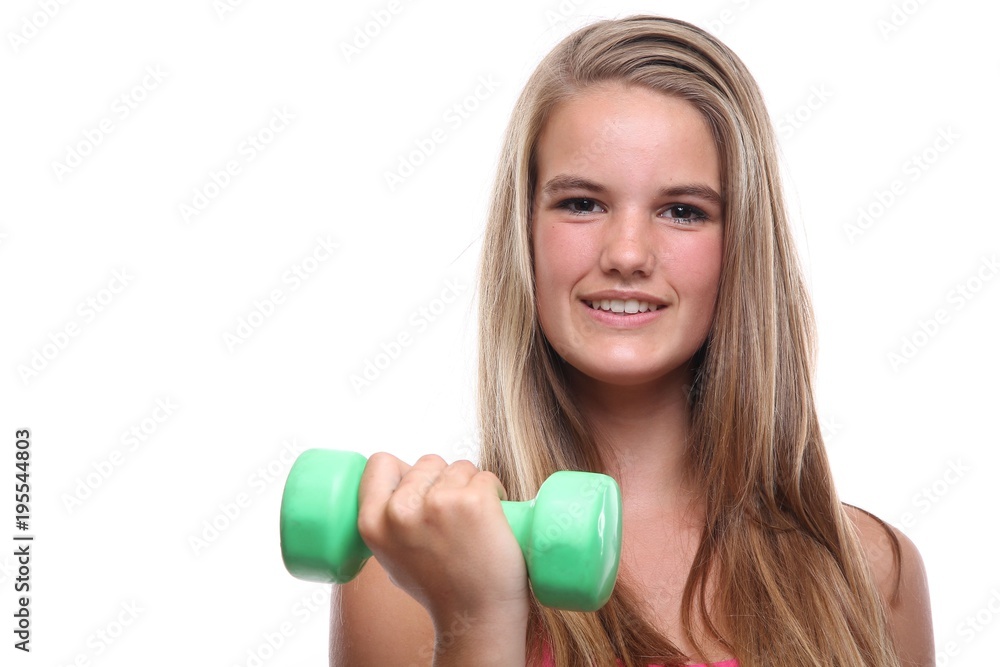 Caucasian sportive woman Caucasian sportive woman