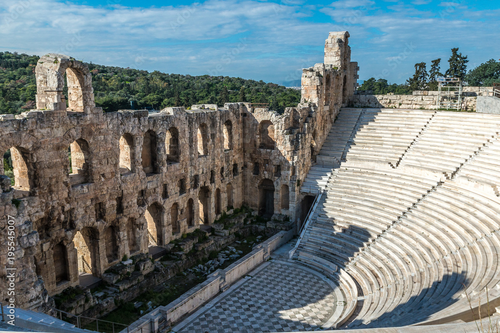 Athens, remains of ancient culture - Theatre of Dionysus
