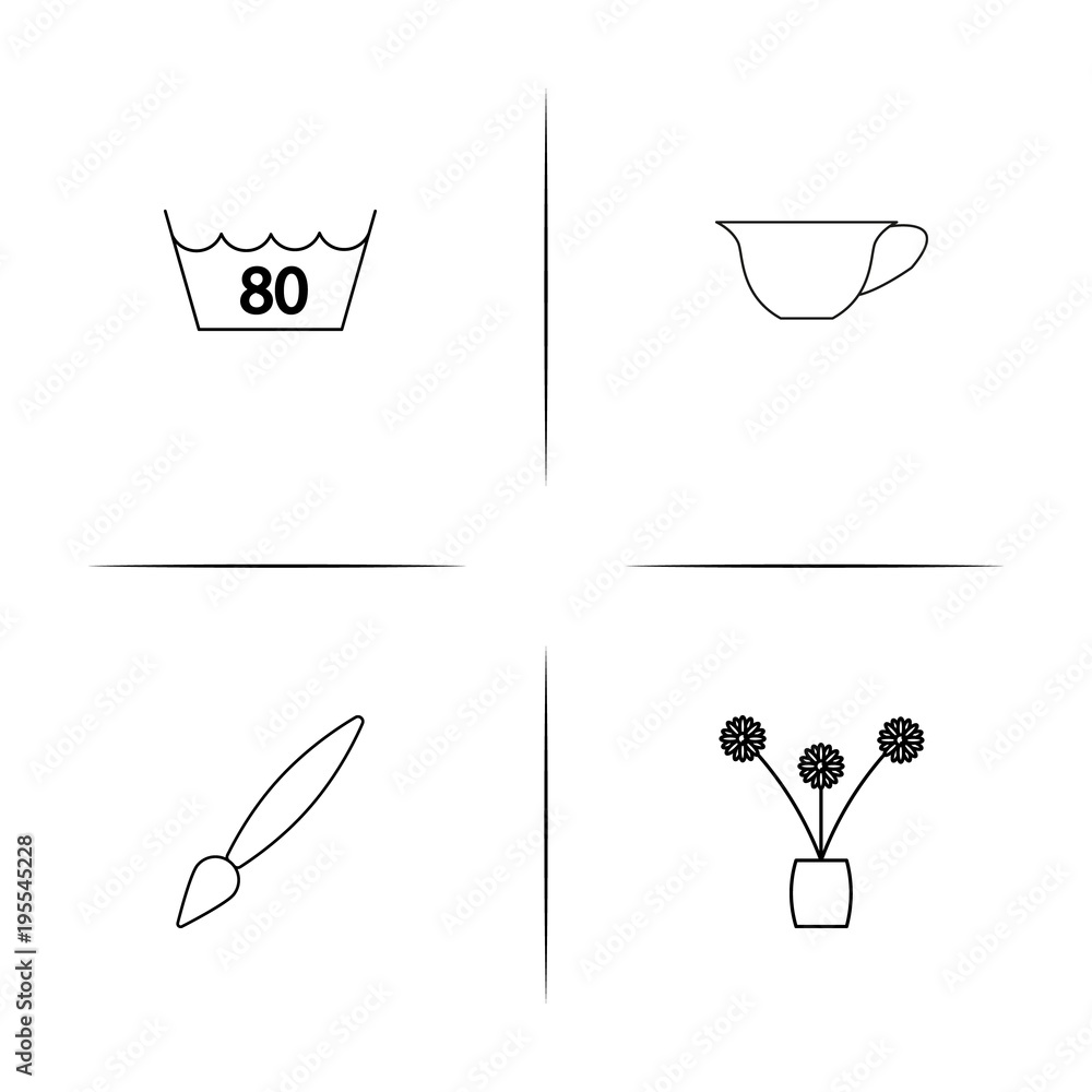 Home Appliances And Equipment simple linear icon set.Simple outline icons Home Appliances And Equipment simple linear icon set.Simple outline icons