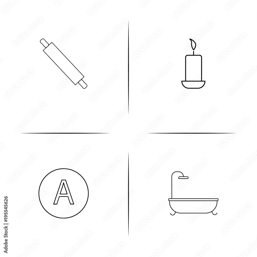 Home Appliances And Equipment simple linear icon set.Simple outline icons Home Appliances And Equipment simple linear icon set.Simple outline icons