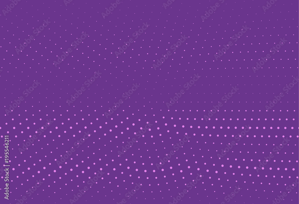 Abstract violet halftone pattern. Futuristic panel. Grunge dotted backdrop with circles, dots, point. Vector illustration Abstract violet halftone pattern. Futuristic panel. Grunge dotted backdrop with circles, dots, point. Vector illustration
