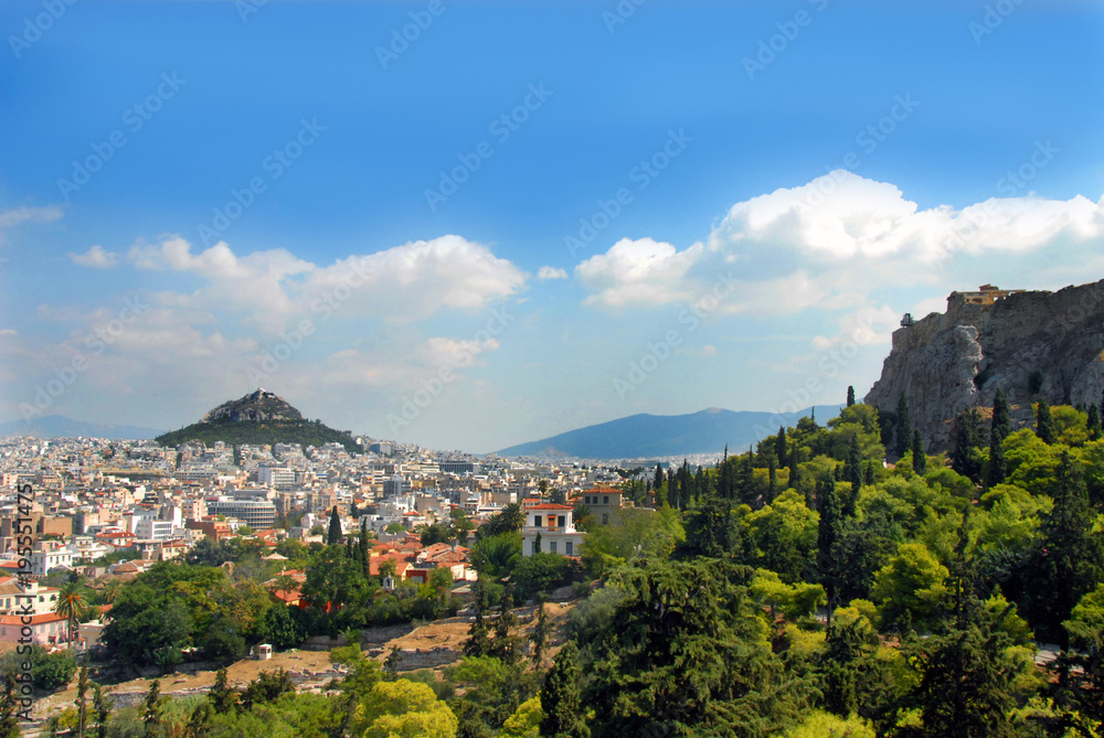 Lycabettus view in Athens