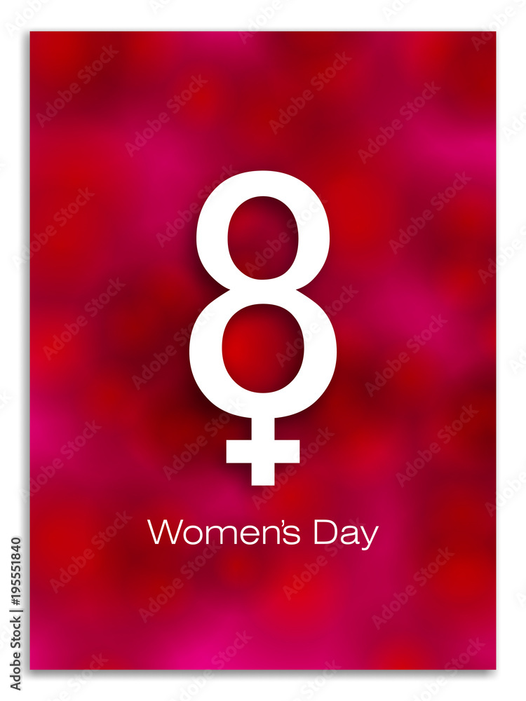 8 March. International Women's Day. Happy Mother's Day. 8 March in blurred style 8 March. International Women's Day. Happy Mother's Day. 8 March in blurred style