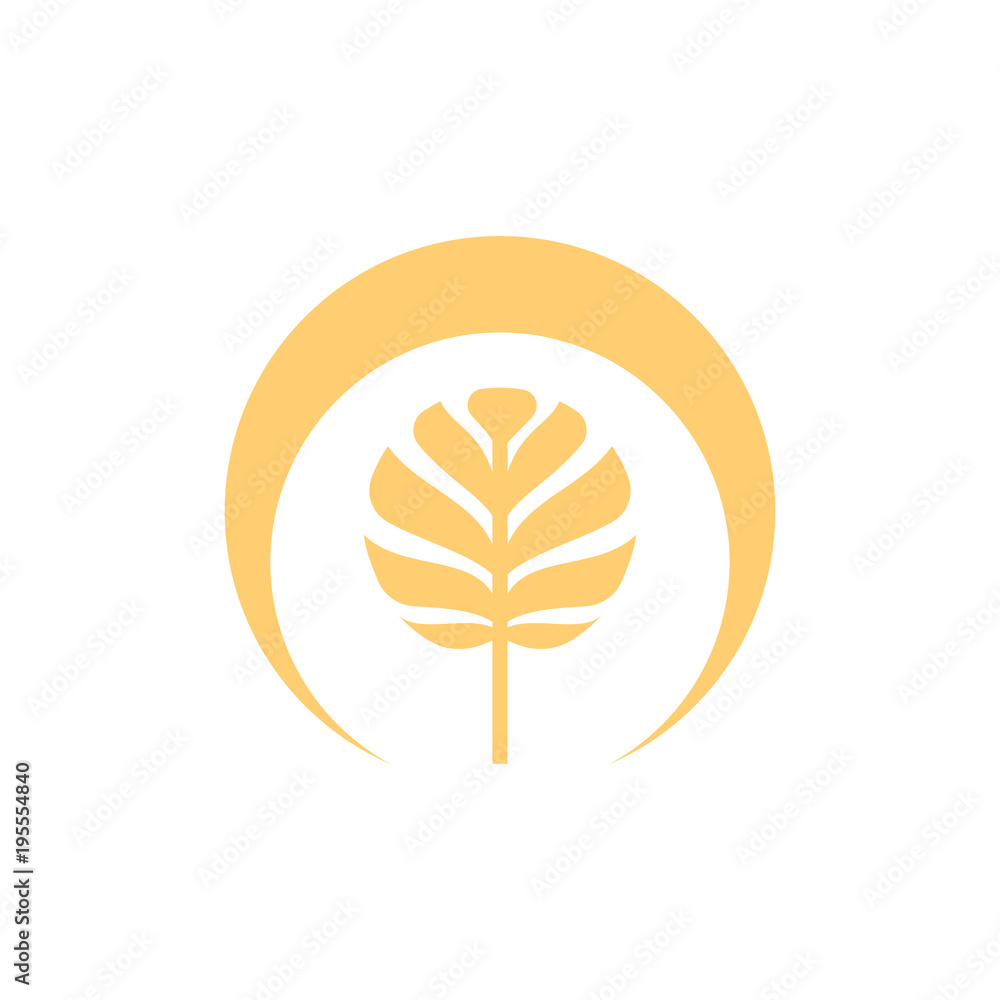 Tree logo design template, symbol for company, use this logo for your company
