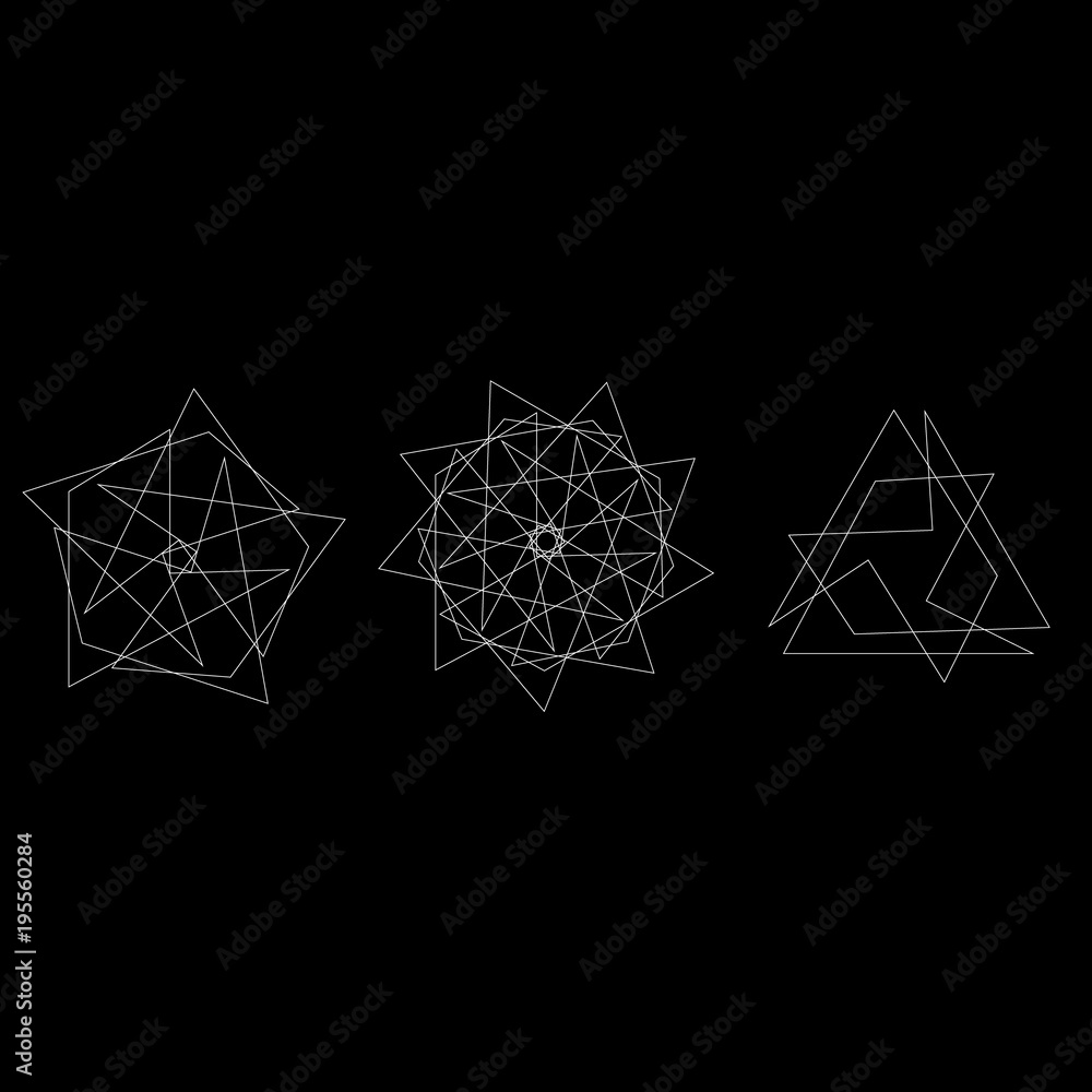 Holiday patterns of stars of snowflakes and flowers for gifts Holiday patterns of stars of snowflakes and flowers for gifts