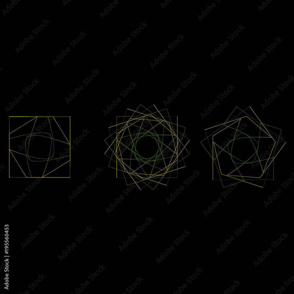 Holiday patterns of stars of snowflakes and flowers for gifts