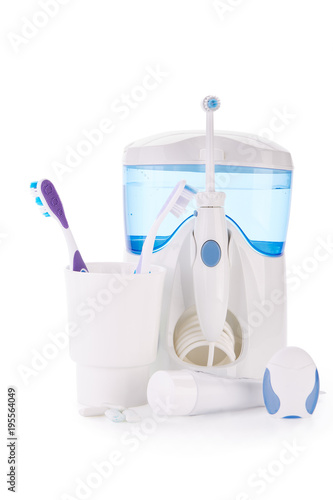 Accessories for cleaning of teeth. Oral hygiene.