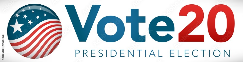 Election header banner with Vote