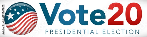 Election header banner with Vote