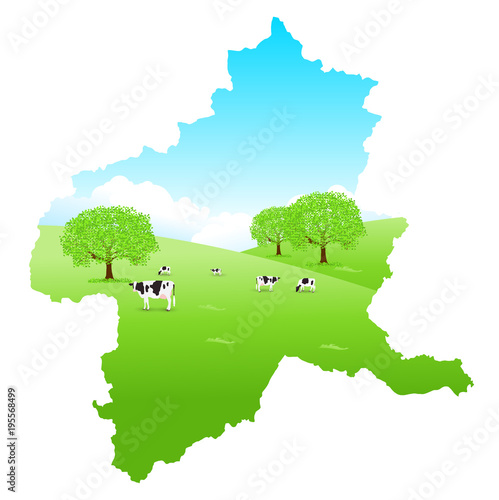 群馬　牛　地図　牧場