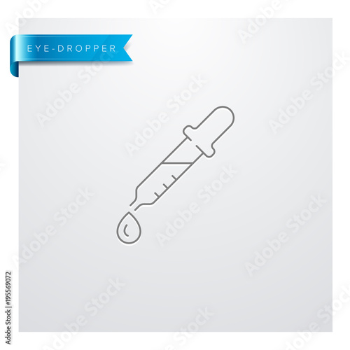 icône Médecine - Santé - Médical - Compte-Gouttes