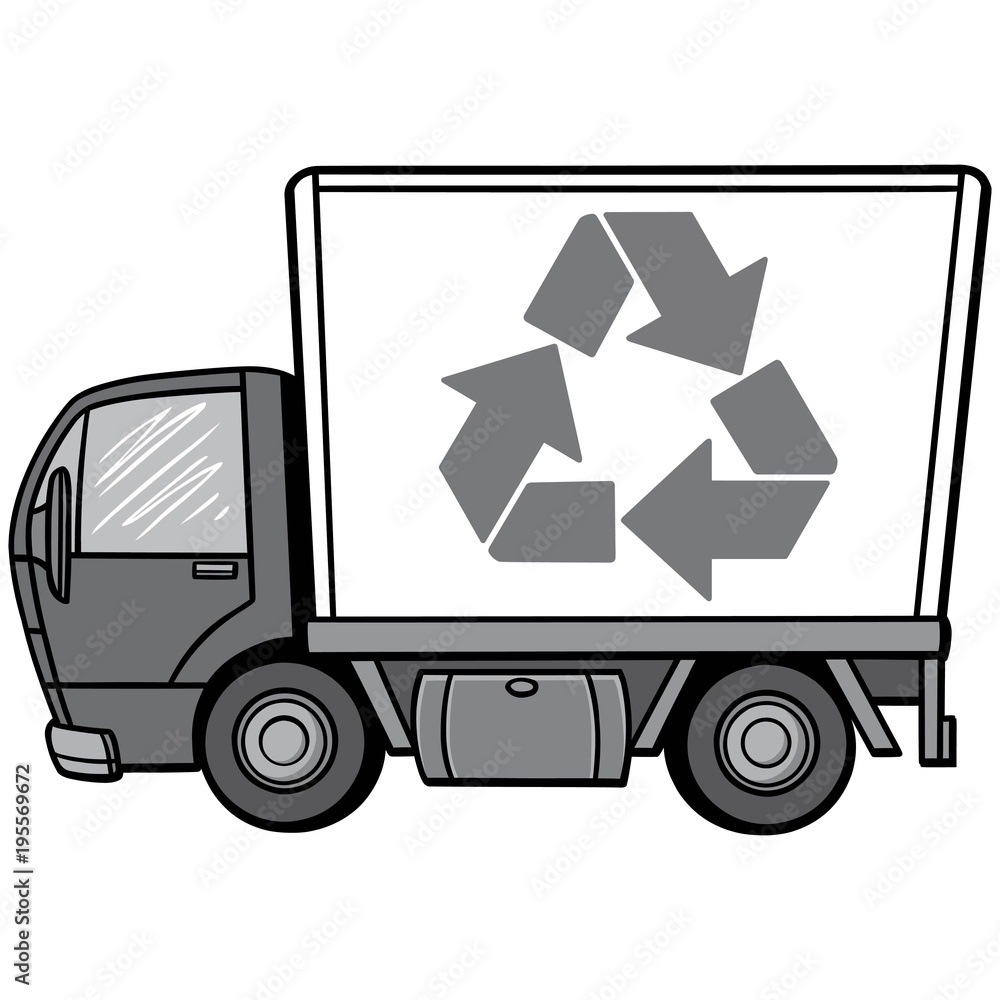 recycle-truck-illustration-a-vector-cartoon-illustration-of-a-recycle-truck-stock-vector