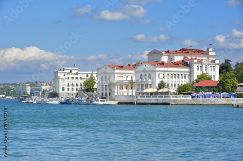Crimea. Sevastopol. The view of the city from the ferry