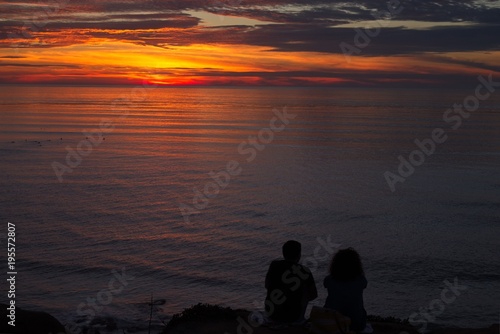 Couple watching the sunset © samevig