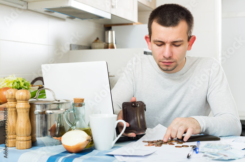 Freelancer working with laptop