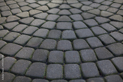 texture of pavers and stone.