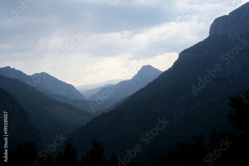 Unique views of the taurus mountains