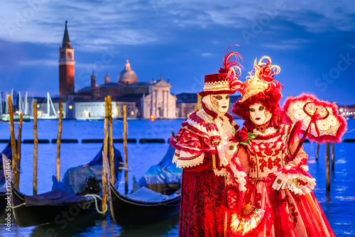 Venice Carnival 2018, Piazza San Marco, Italy © ecstk22
