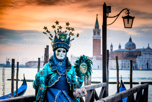 Venice Carnival 2018, Piazza San Marco, Italy