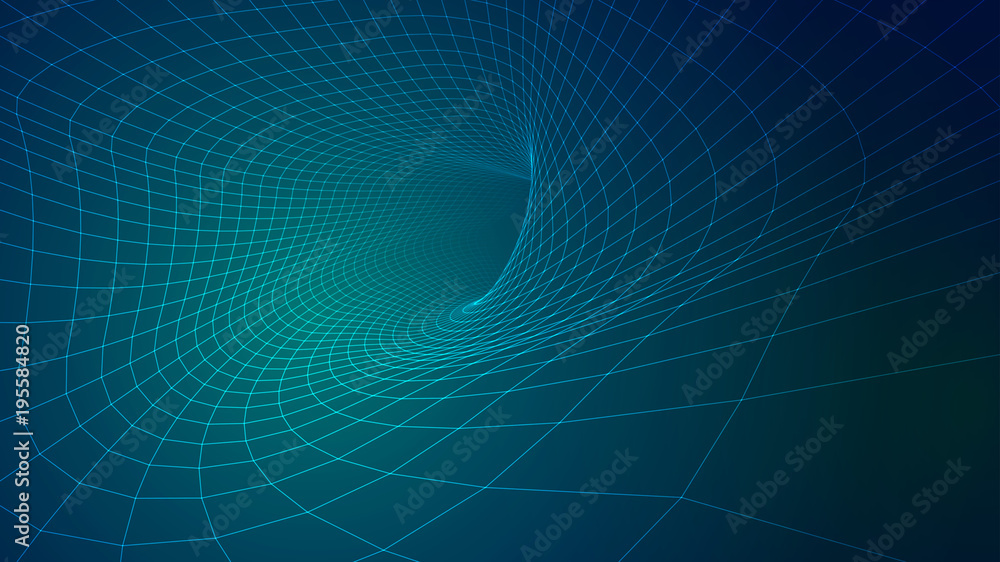 Abstract background of bright glowing particles and paths. Abstract background of bright glowing particles and paths.
