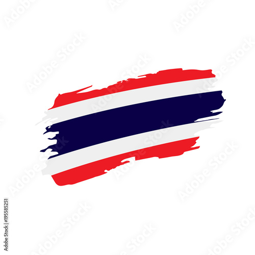 Thailand flag  vector illustration