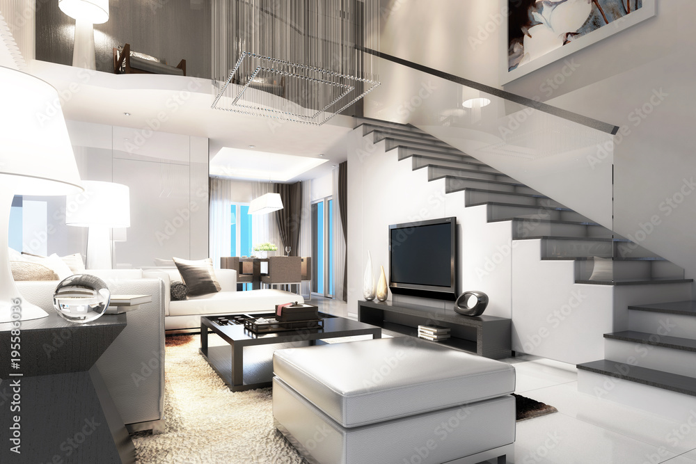 Fototapeta premium Modern Villa Interior Concept