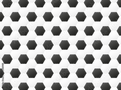 football or soccer ball pattern vector illustration
