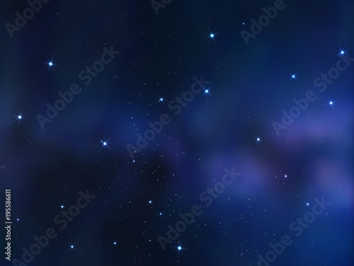 deep space nebula vector background
