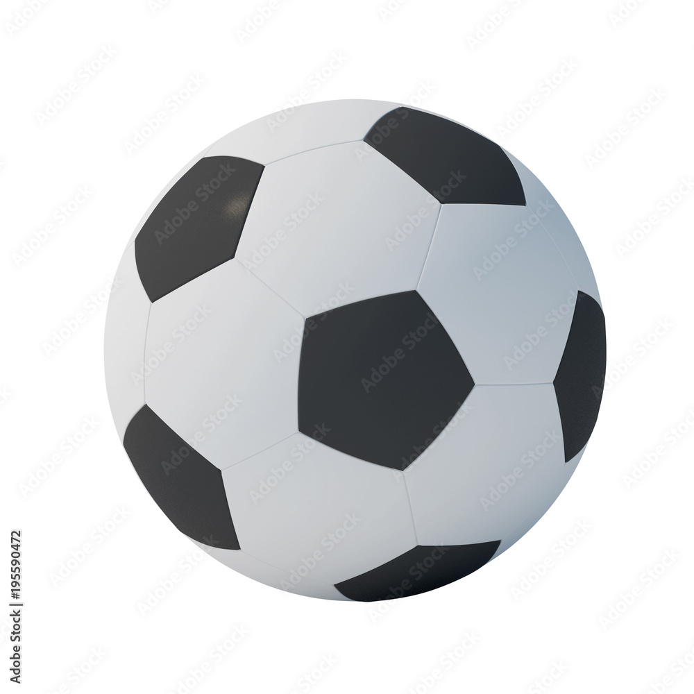 soccer footbal ball 3d illustration soccer footbal ball 3d illustration