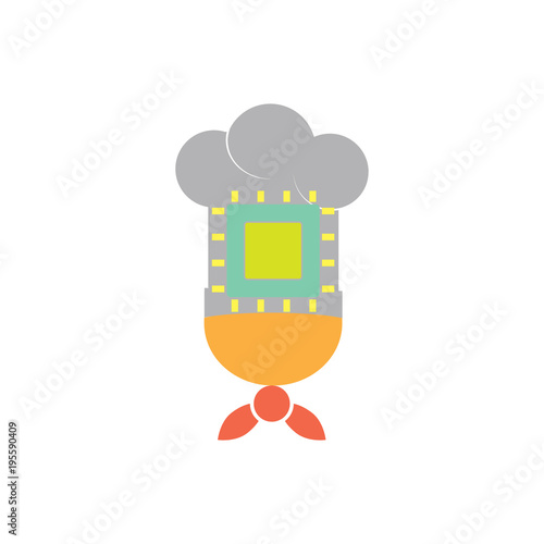 Chip Chef Logo Icon Design